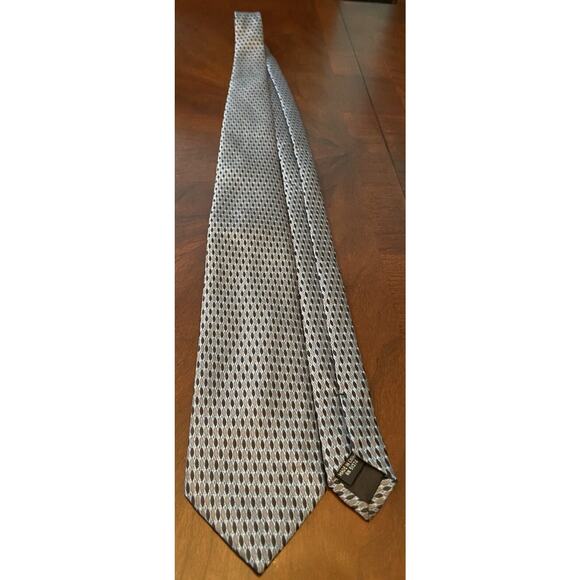 Design Collective Blue Black 100 % Polyester Men’s Neck Tie Made In China - Picture 3 of 9